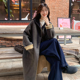 【有货】2025冬季针织连帽双面羊毛大衣C9908P295K448，女装毛呢外套，2D113