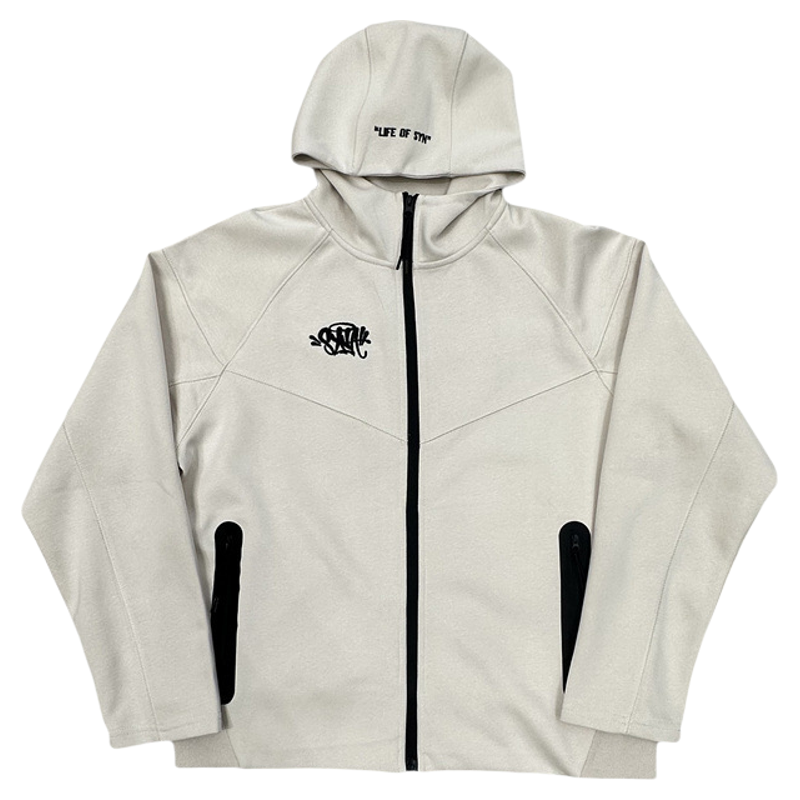 Syna钻美式街头字母拼接卫衣