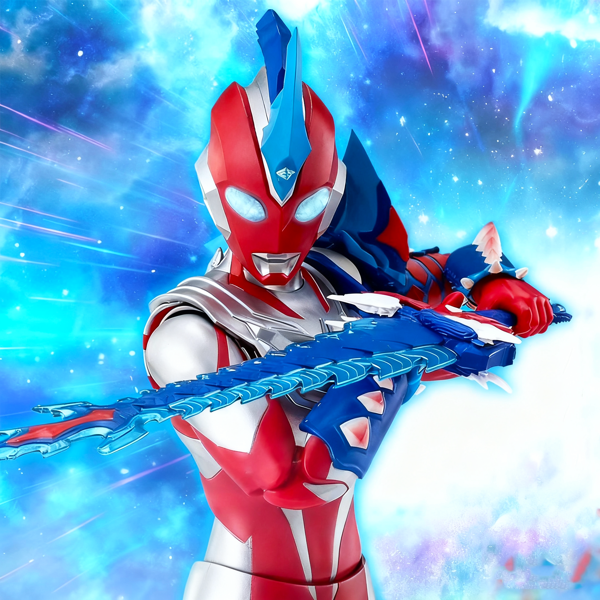 万代非SHF奥特曼手办亚刻星河迪迦积奥美迦捷德闪耀赛罗木玩具人