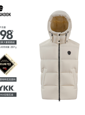 【加拿大金标98鹅绒】可拆帽马甲6.0云感特种尼龙轻户外背心9505