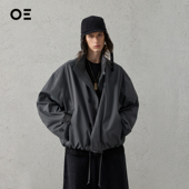ORGANIC EMOTION极简立领外套可调节抽绳三防抗皱拼接休闲夹克OE