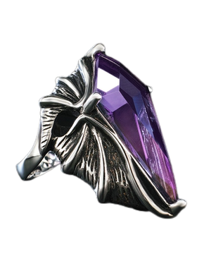 戒指胸针耳环手工原创设计风银饰