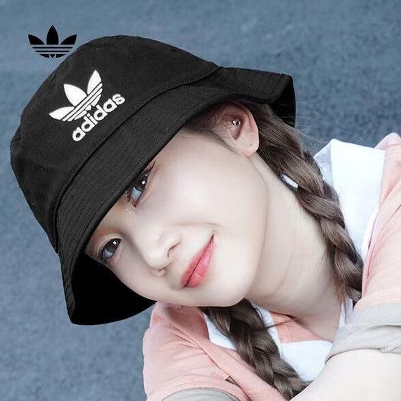 阿迪达斯adidas正品帽子男帽女帽三叶草系列百搭舒适渔夫帽AJ8995