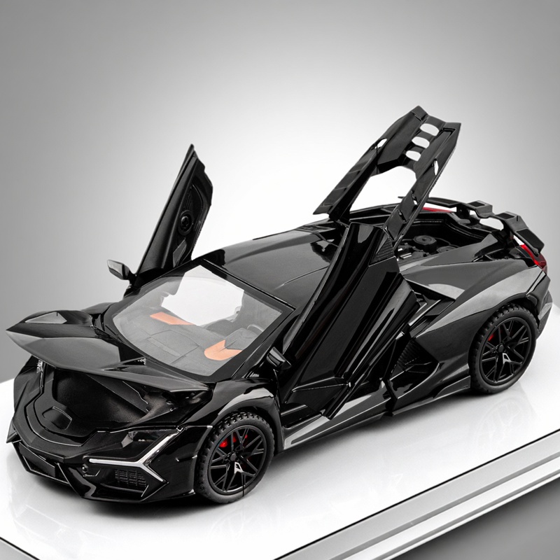 兰博基尼埃文塔多合金仿真男汽车模型SVJ63剪刀门超跑玩具车礼物5