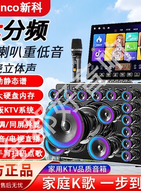 新科广场舞音响带显示屏户外唱k