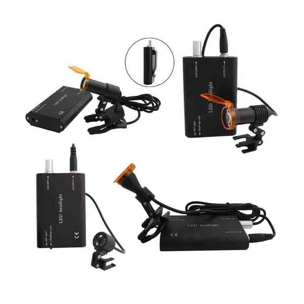 牙科口腔耳鼻喉科用头灯 便捷式LED头灯 手术外科 有线款3W5W可选