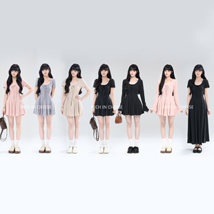 甜辣蕾丝蝴蝶结设计感针织收腰连衣裙 法式 RICHINCHEESE 费丽假日