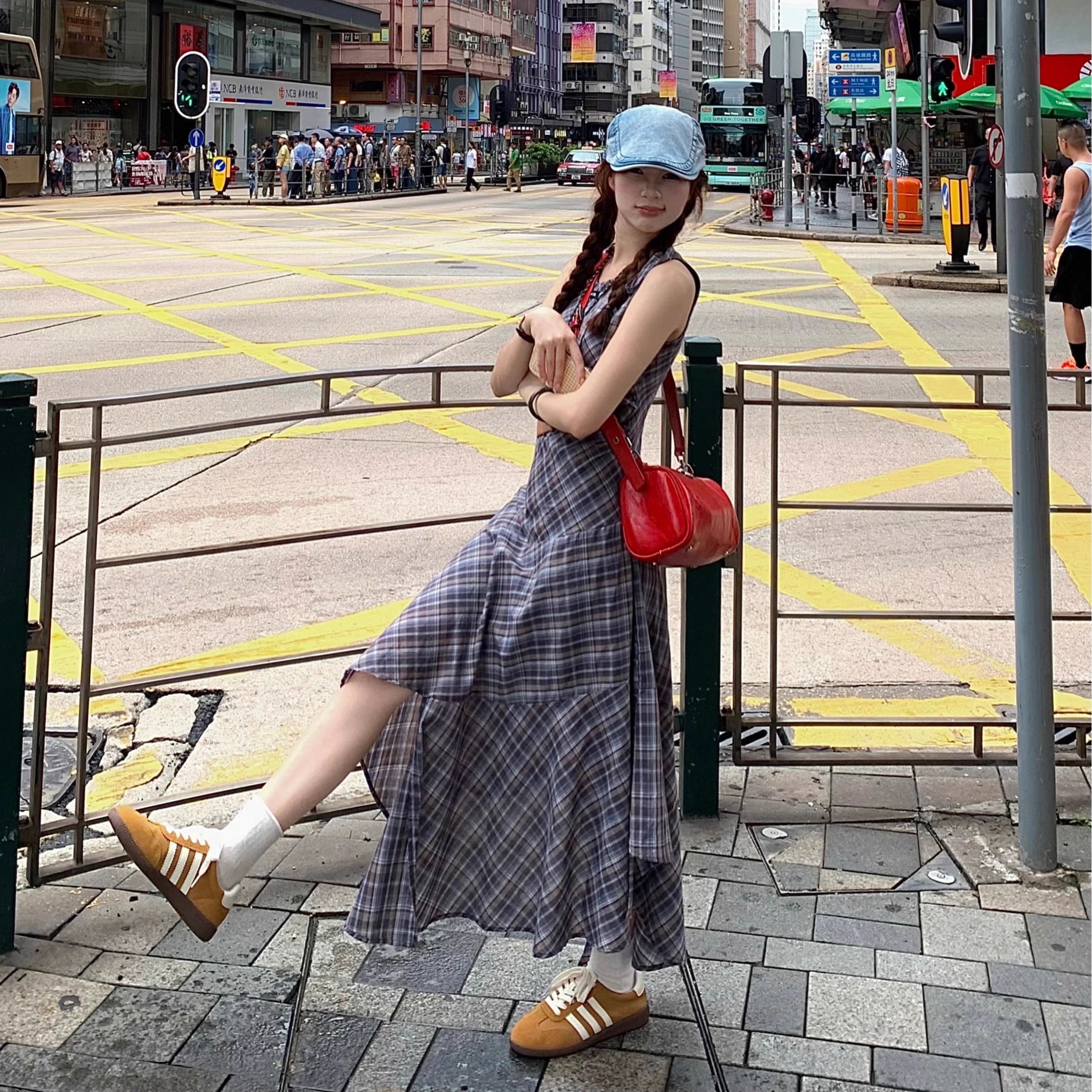 设计感小众不规则A字裙长裙女夏