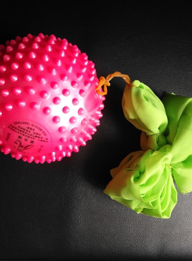 正品张金树老师新款健身按摩柔乐球粉红藏蓝色两个规格一只就包邮