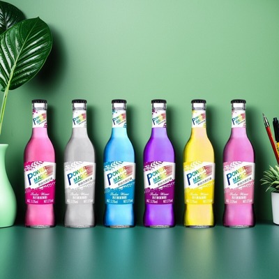 布朗威尔新动力苏打酒六口味夜店用酒可混搭275ml瓶装