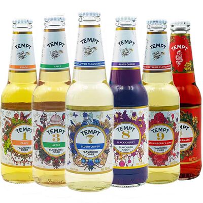 TEMPT坦普特诱惑果味酒配置型1/3/7号/8/9/石榴多口味西打酒微醺