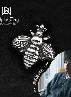 BWL新款鎏金蜜蜂纯银吊坠