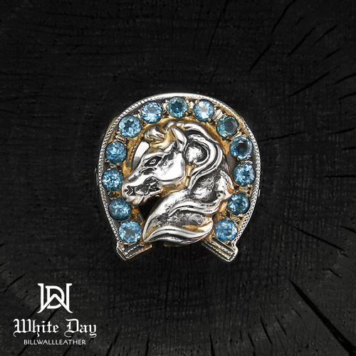 殿堂级合作款镶嵌宝石银饰戒指