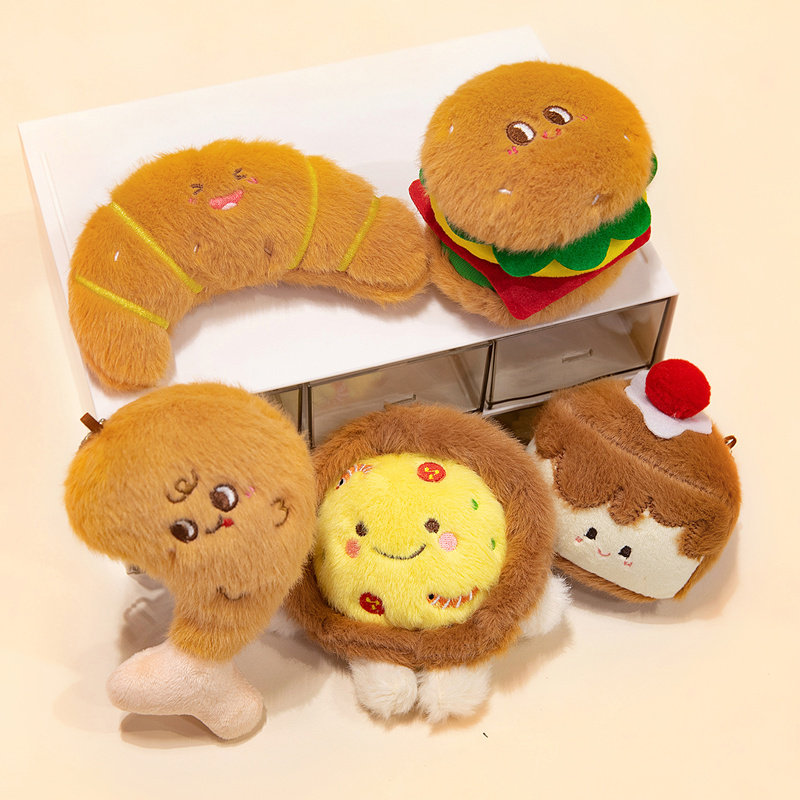 文创烘焙食品系列钥匙扣挂饰图片