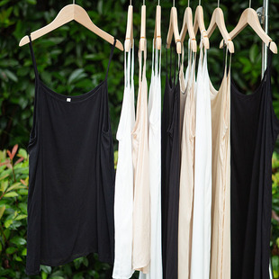 夏款百搭简洁舒适薄棉打底防透衬裙，吊带小衫裙 小背心，睡衣