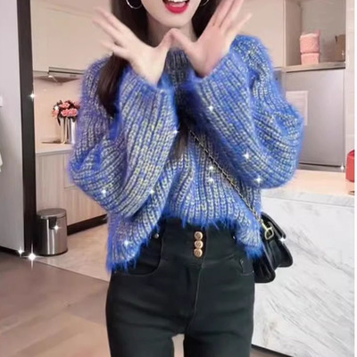 毛衣2024年秋季慵懒风毛衣两件套