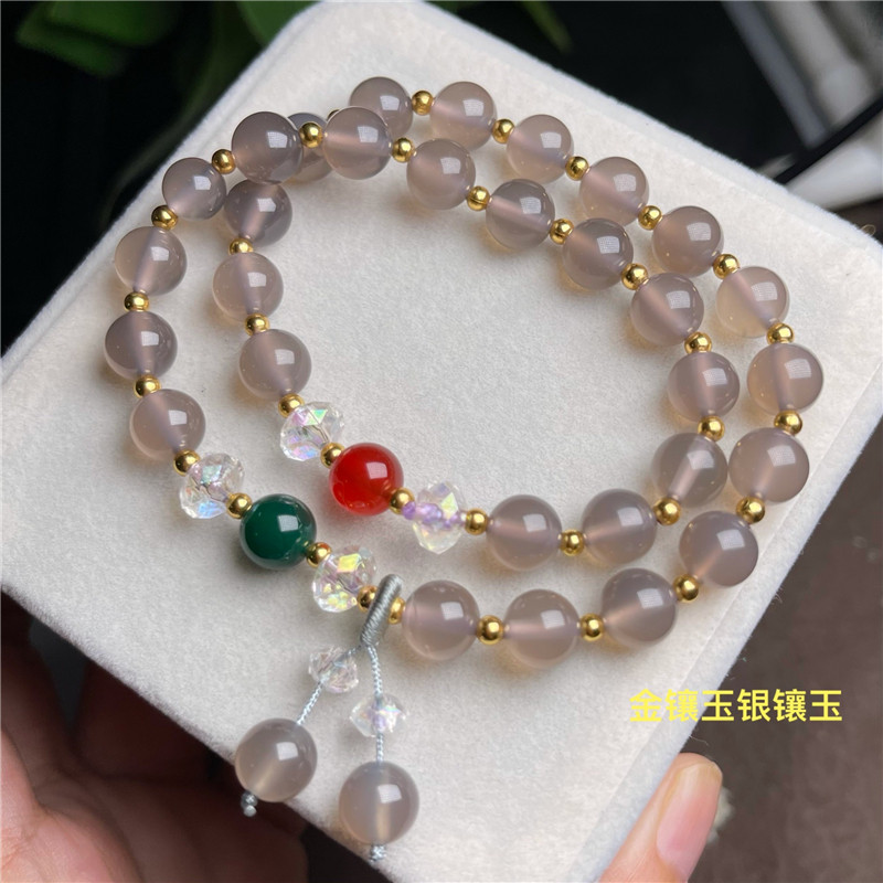 玛瑙玉髓水晶时尚风开运首饰品