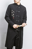 白墙风春装假两件风衣上善若水刺绣外套A032/1902/95控128，男装风衣，电商A032