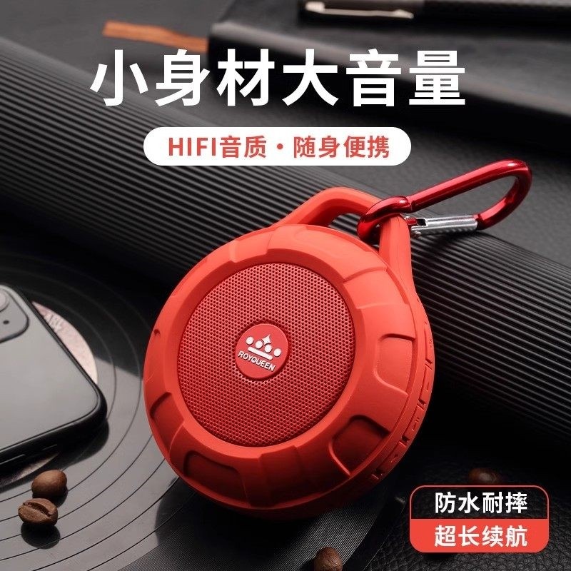 朗琴T350蓝牙音箱插卡户外便携式炮随身播放器无线小音响迷你低音