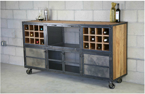 Retro Wood Sideboard Do the old Iron art Wine Lockers Industry Bar Cabinet Wine cabinet cupboardin the Residential furniture , Cabinet , Sideboard  category - from Buy2taobao.com to provide professional Taobao agent buy service