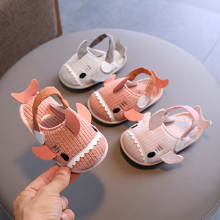 新款 静音儿童布拖鞋 宝宝拖鞋 3岁防滑家居鞋 春秋室内1 2021秋季