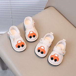 晋豆子2025年新款儿童手工布鞋宝宝鞋子春秋室内家居鞋幼儿园鞋