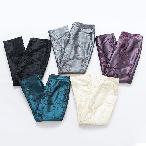 秋新款九分裤女修腿显瘦百搭仿泰