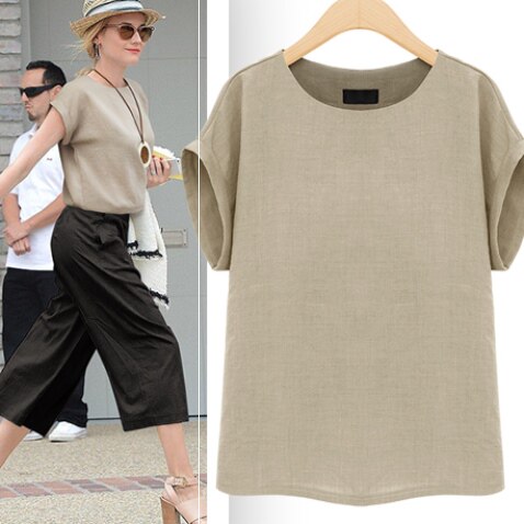 2019 Summer T-Shirt Ladies Blouse Big Plus Large Size Tops在类目 女装/女士精品, 大码女装中 - 来自Buy2taobao.com提供专业的淘宝代购服务