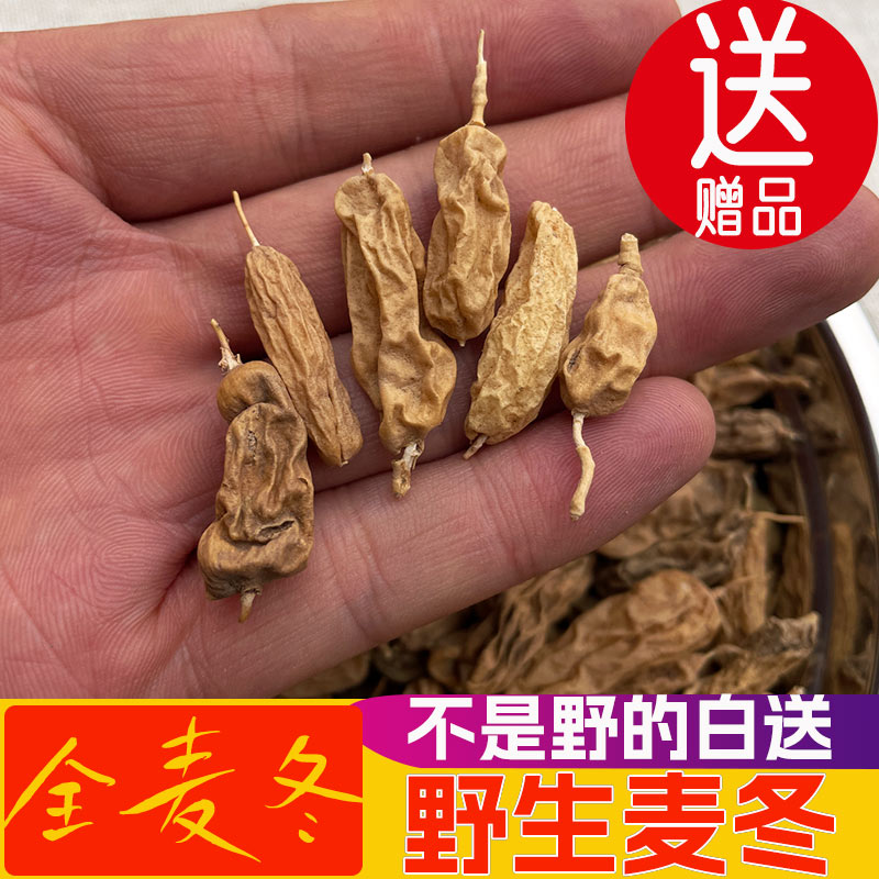 真野生麦冬250克500克新鲜晾晒麦门冬颗粒打粉配玉竹黄芪泡水煲汤