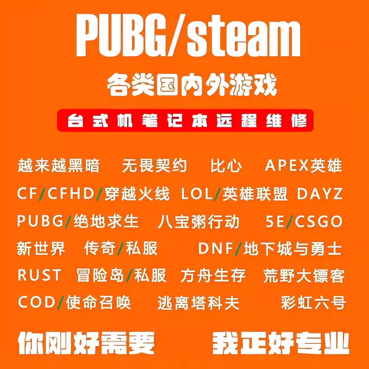 三角洲电脑机器码维修无畏契约码LOL绝地求生PUBG码cfCSG