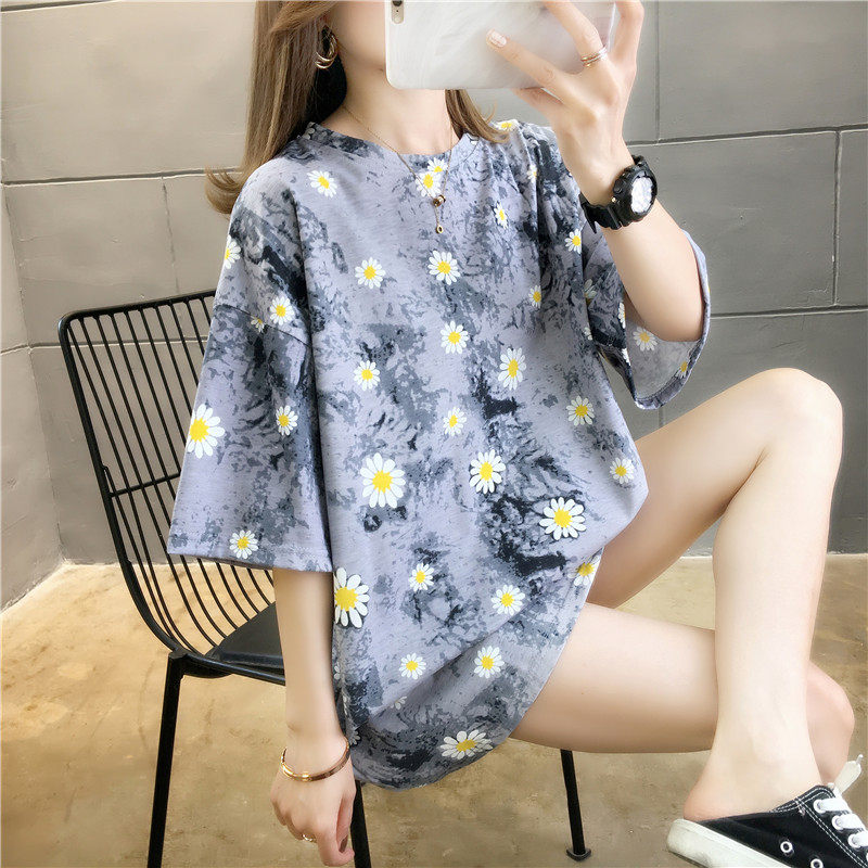 2020年新款夏大码女装微胖mm套装显瘦上衣减龄遮肚子时髦短袖t恤在类目 女装/女士精品, 大码女装中 - 来自Buy2taobao.com提供专业的淘宝代购服务