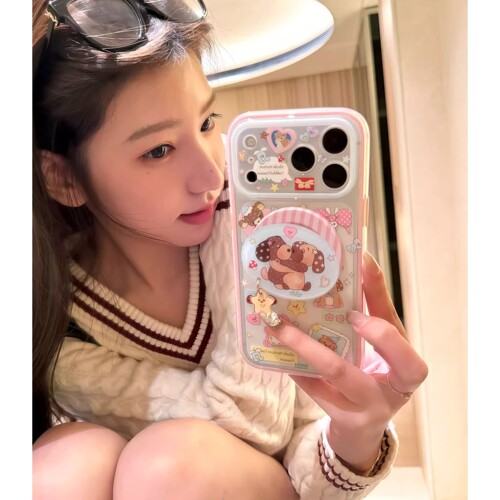 可爱星星小狗磁吸支架适用vivo iqoo 15ultra/Z11TURBO+手机壳Z9pro+/Z5x二合一neo10/z8x/6se萌neo9/7SE/U3
