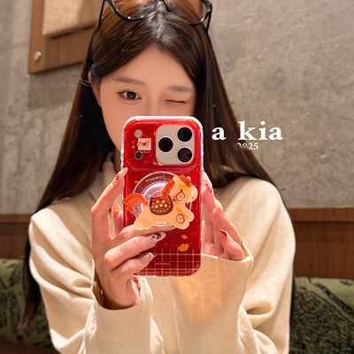 马上发财摇摇乐磁吸支架适用P60华为nova15ultra/14/13/12/10/987SE手机壳pura70新年mate80/P50畅享80P40pro