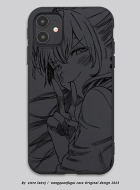 二次元暗黑iQOOneo7竞速版/10pro手机壳vivoiq00 neo5S/Z6x男生neo6se日系983漫画U5土酷7恶搞NEO3辣妹11/z5