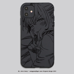 二次元暗黑iQOOneo7竞速版/10pro手机壳vivoiq00 neo5S/Z6x男生neo6se日系983漫画U5土酷7恶搞NEO3辣妹11/z5