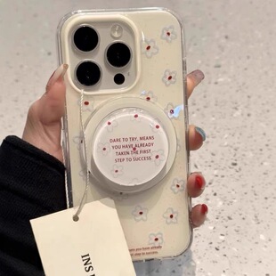 Z7X Z10x手机壳z9 8新款 iqoo12 6SE neo10pro turbo U5e支架U1X 韩系ins蓝色花磁吸适用vivo 11S iQOO