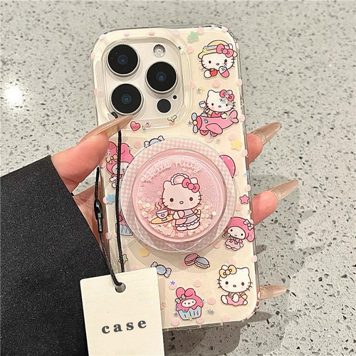 流沙KT少女心带磁吸适用P50华为nova10/13/12/11/9867SE手机壳pura70支架mate70/P60新款P30pro畅享80PRO/P40