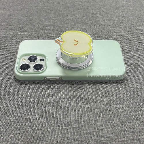 绿色苹果清爽磁吸S20适用VIVO X300PRO/X100S手机壳S30 PROMINI不撞壳X90/X200u/V40/S19女Y200i磨砂Y36/S16