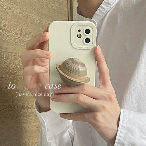 小众创意土星支架适用新年oppo realmeGTneo3/GT5pro手机壳10液态Q5真我GTneo5se瞳眼V13硅胶V11女V23/v30/Q3