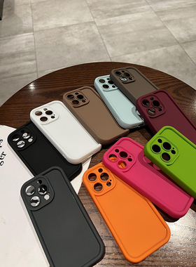 9色可选适用vivoiQOOneo9/neo7SE手机壳iq00 neo5S/Z6肤感磨砂软硅胶U3X简约纯色U5e保护套z5/U1X新款z3/z7i