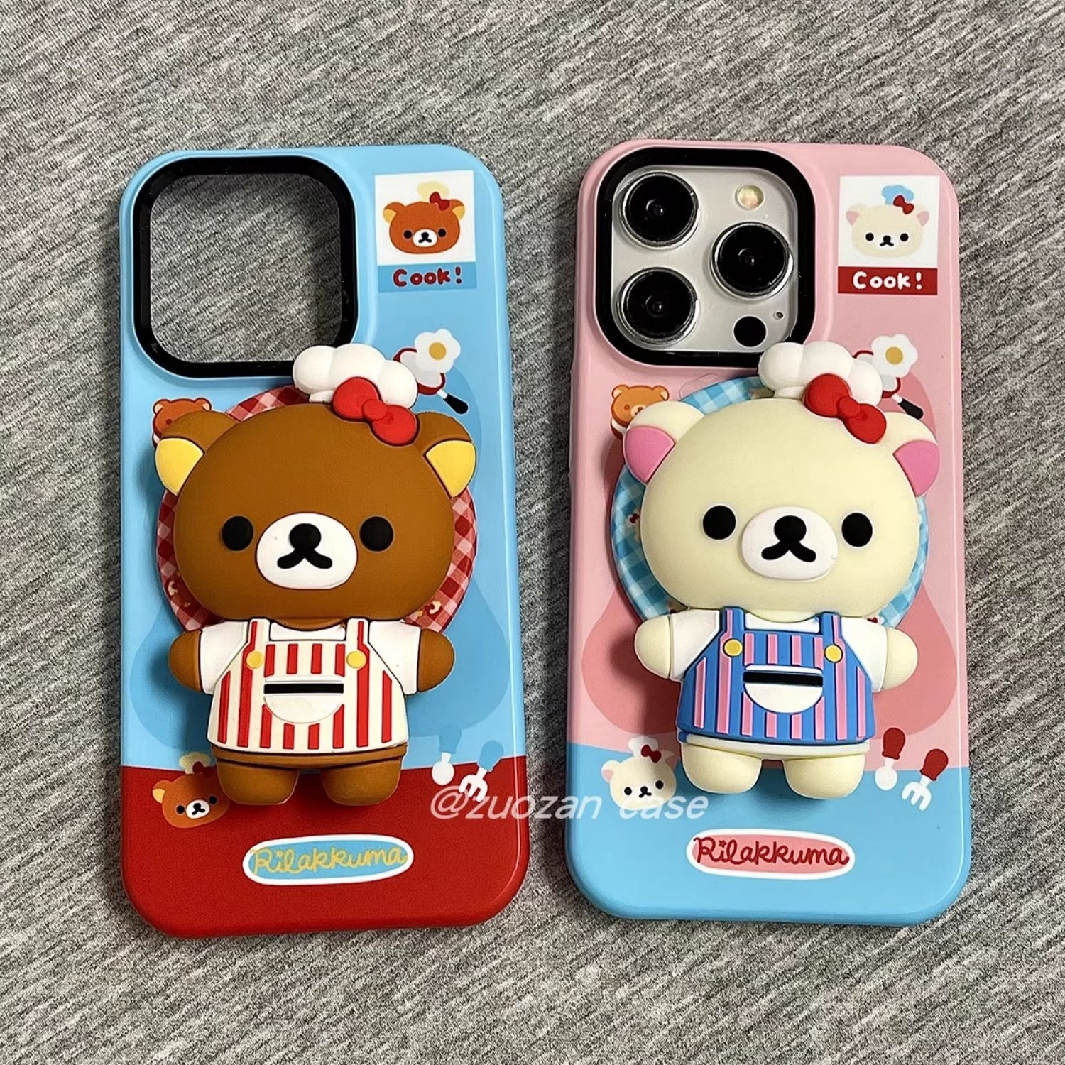 厨师轻松熊磁吸支架适用1加15/ACE6一加13t手机壳12/1+9RT/8T可爱oneplus ACE5竞速ACE3pro硬11情侣ACE2V/76T