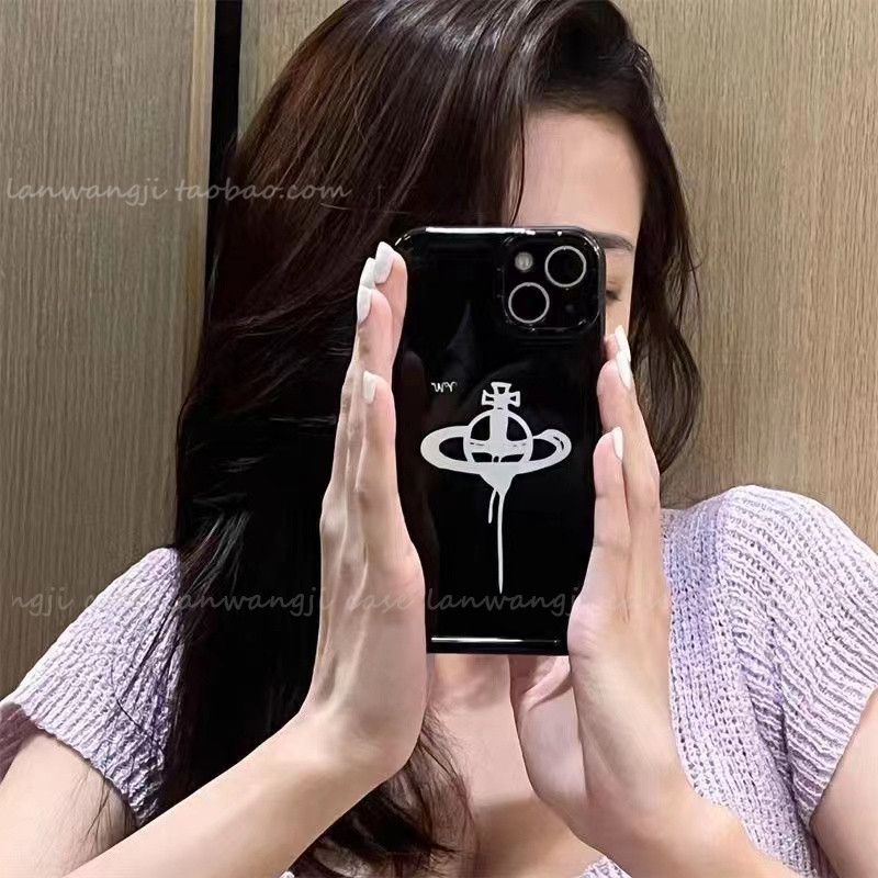 冷淡风朋克个性亮面苹果软壳