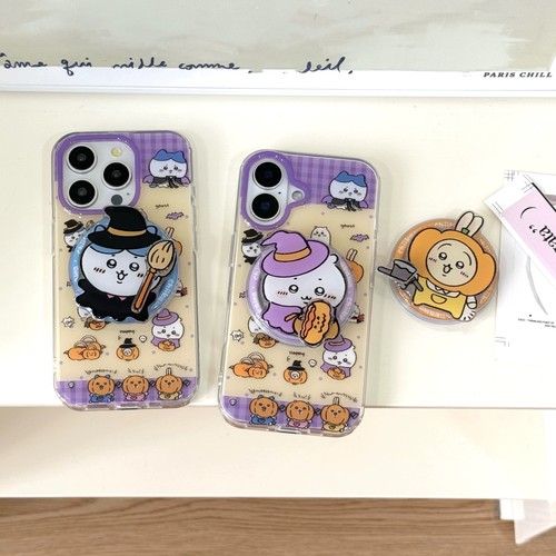 吉伊卡哇磁吸支架适用oppo findx8手机壳reno11/12F/98543/A2pro/A3X/X7Ultra万圣节7SE/A55趣味A58/A93/K10x