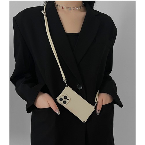 四角可斜挎手机壳适用荣耀200/100挂绳90pro保护套80便携70/60se/play8Tpro/X50i+简约X40/x30/X9B畅玩20pro