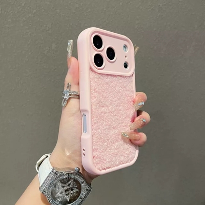 新款毛绒秋冬粉色K12s适用OPPO Find x9/Reno14/13手机壳X8S/A3带链条10pro+/6防摔X7 Ultra/5全包1女K13软糯