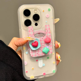 小众立体几何磁吸支架适用NOthing 2A/3手机壳2谷歌Pixel9/10PRO/876新款mote edge60pro软胶G56华硕ROG9/54