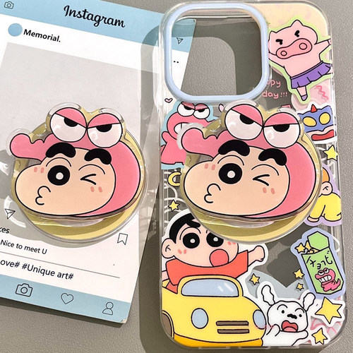 搞怪有趣磁吸小新支架适用oppo findx9/X7Ultra手机壳reno15/12/11/98543pro新款A2x/A3i/7SE/A98可爱A57/A96