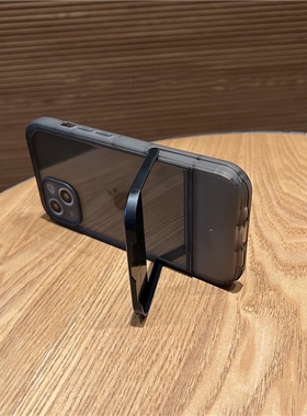 一体隐形支架适用红米note12Turbo小米11/10折叠式12手机壳civi3红米k70/9A/13PRO气囊纯色K40S新款k60PRO套