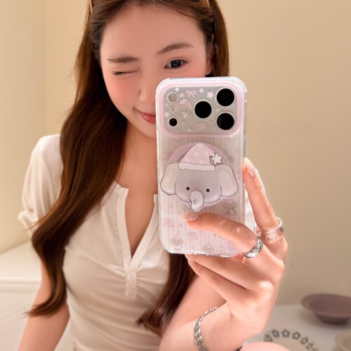 旋转鼻子小象磁吸支架适用1加15T/ACE6至尊一加13t手机壳12/1+9R软oneplus ACE5/ACE3pro可爱11/ACE2/Turbo6V