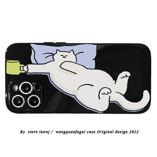 日系懒觉猫咪可爱懒觉猫咪